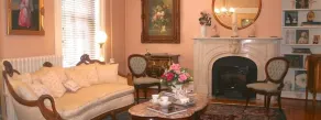 The Swope Manor Bed & Breakfast - Coin salon dans le hall