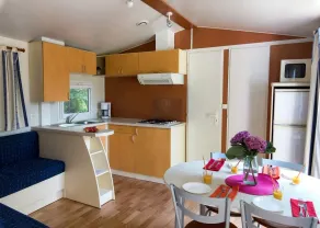 Odésia Vacances Camping le Grand Lac - Cozinha americana privada