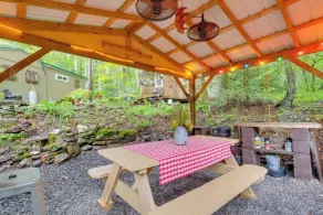 'lotsa Moose Lodge' Pisgah Forest Waterfall Cabin! - Intérieur