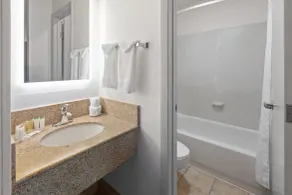 Howard Johnson by Wyndham Romulus Detroit Metro Airport - Salle de bain
