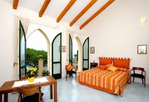 La Dolce Vita Ravello - Family Two-Bedroom Apartment with Sea View Terrace - Chambre
