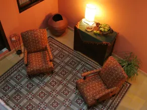 Apartamentos Rurales El Zarzo - Sittområde i lobbyn