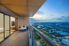 Foshan Qiandeng Lake Elegance Hotel - Vista do quarto