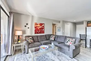 Fireplace & Water Views: Lake Ozark Condo! - Interior