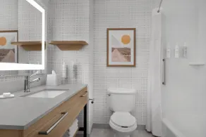 Hampton Inn & Suites Roswell - Salle de bain