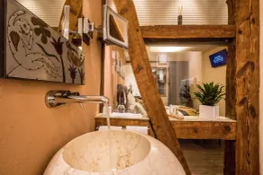 Farmerhaus-Lodge - Badezimmer