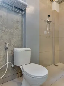 Hotel O De Umbrela Mansion Syari'ah Ciputat - Badezimmer