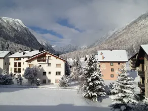 Bever Lodge - Ausblick vom Zimmer