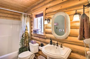 Fairplay Cabin w/ Mountain Views ~ 25 Mi to Breck! - Interiør