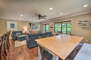 Lakefront 'Rest-Ashored' Home w/ Private Dock! - Interior