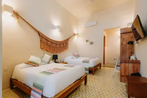 Waye Valladolid Centro - Sustainable, Authentic Experiences & Pet Friendly Boutique Hotel - Chambre