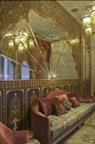 Mumtaz Mahal - Siddeområde i lobbyen