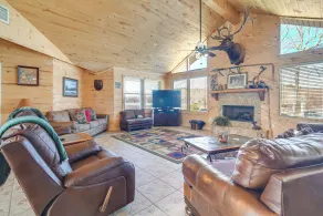 Fire Pit, Views: Lakefront Toledo Bend Retreat! - Interior