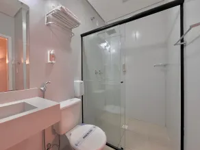 Igaras Hotel - Centro de Otacílio Costa, 49km de Lages - Badezimmer