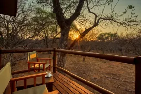 Vuyani River Lodge - Ausblick vom Zimmer