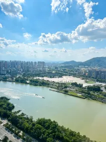 Jieyang Marriott Hotel - Ausblick vom Zimmer