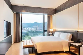 Wuzhou Sports Center Hotel- Huaqiang North, Shenzhen - Ausblick vom Zimmer