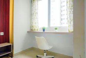 Wood Accent Studio At Royal Sentul Park Apartment - Værelse