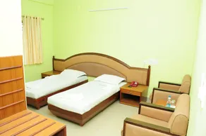 Hotel Pranav International - Ausblick vom Zimmer