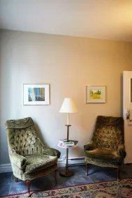 Manoir de la Tour - Par Aneyro - Coin salon dans le hall