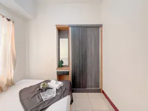 Simple 2Br Apartment At Tamansari Panoramic - Chambre