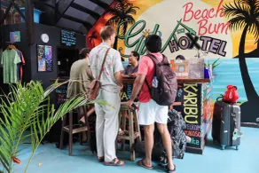 Gili Beach Bum Hostel - Reception