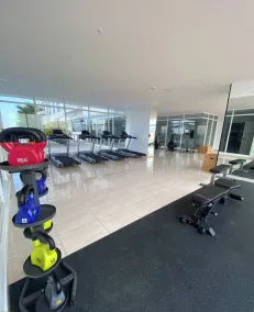 80M Luxury Ocean View Apartment PH The Sands, Next to Hilton - Fitness facility