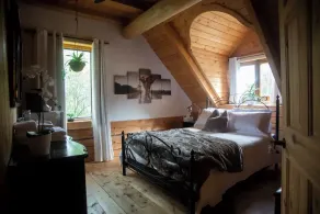 Hébergement "La Maison en Bois Rond" - Værelse