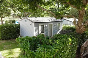 Mobil-home avec jardin, terrasse et barbecue - Chambre
