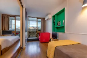 Hôtel le Corbusier - Vue de la chambre