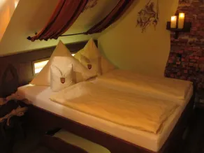 Mittelalterhotel-Gästehaus Rauchfang - Vue de la chambre
