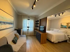 Apto em hotel 4 estrelas com piscina aquecida academia e SPA - Room