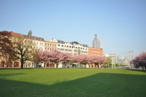 City Park Boarding House - Ausblick vom Zimmer