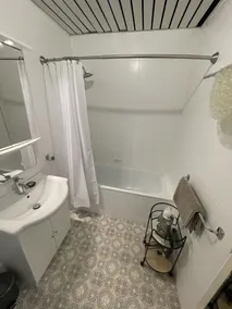 Vue du Château chambres en toute autonomie - Badezimmer