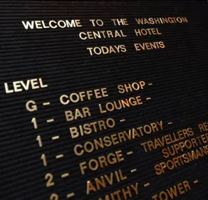 Washington Central Hotel and Sleepwell Inn - Réception