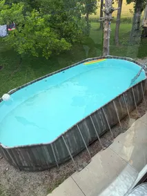 Appartamento con piscina, barbecue e giardino | Vista sulla piscina - Piscina