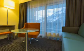 Le Bristol Leukerbad - Vue de la chambre