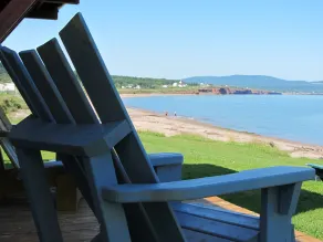 Chalets Nature Océan - Ausblick vom Zimmer