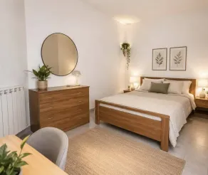 Apartment in a 2-bedroom house - Værelse
