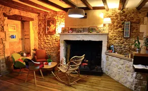 Hôtel Restaurant Le Jardin des chouchoux Brantôme  - Rezeption