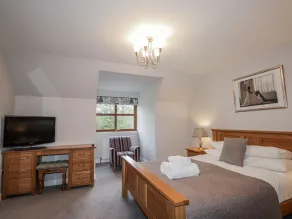 Charmant cottage adapté aux familles avec jardin et barbecue | Vue plage | Avec animaux acceptés - Chambre