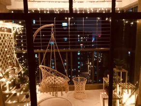 Wu Zhou Ai Zhuke Haojing Yue Cheng Apartment - Vue de la chambre