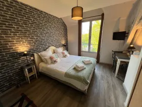 Logis Hôtel Auberge de Cartassac - Chambre