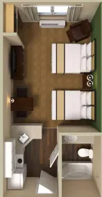 Extended Stay America Suites - Washington, DC - Fairfax - Fair Oaks Mall - Chambre