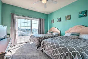 Balcony w/ Inlet View: Dtwn Ocean City Condo - Interiør