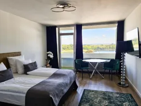 Rheinblick Apartments - Vue de la chambre