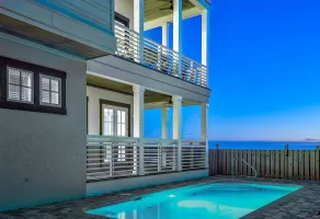Gigantesque Maison de Vacances Devant le Golfe sur 30A Avec Piscine Privée et vue Imprenable sur le Golfe! - Piscine