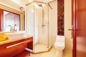 Hua Qi Kaiserdom Hotel Zhongshan Road St Michael's Cathedral and Zhanqiao Pier Qingdao - Badezimmer