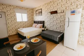 OLÍMPIA APARTS POUSADA apartamentos com cozinha e banheiro privativo PISCINA AQUECIDA - Room