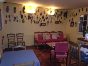 Auberge des Glycines - Lounge i lobbyen